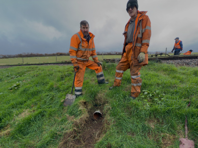 Completion of inspections and clearing of ditches and culverts on Thursday 14th November.