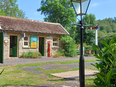 Chelfham Station as viewed from the path